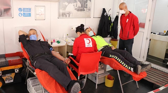 Edirne'de polislere telsizden "kan verin" anonsu